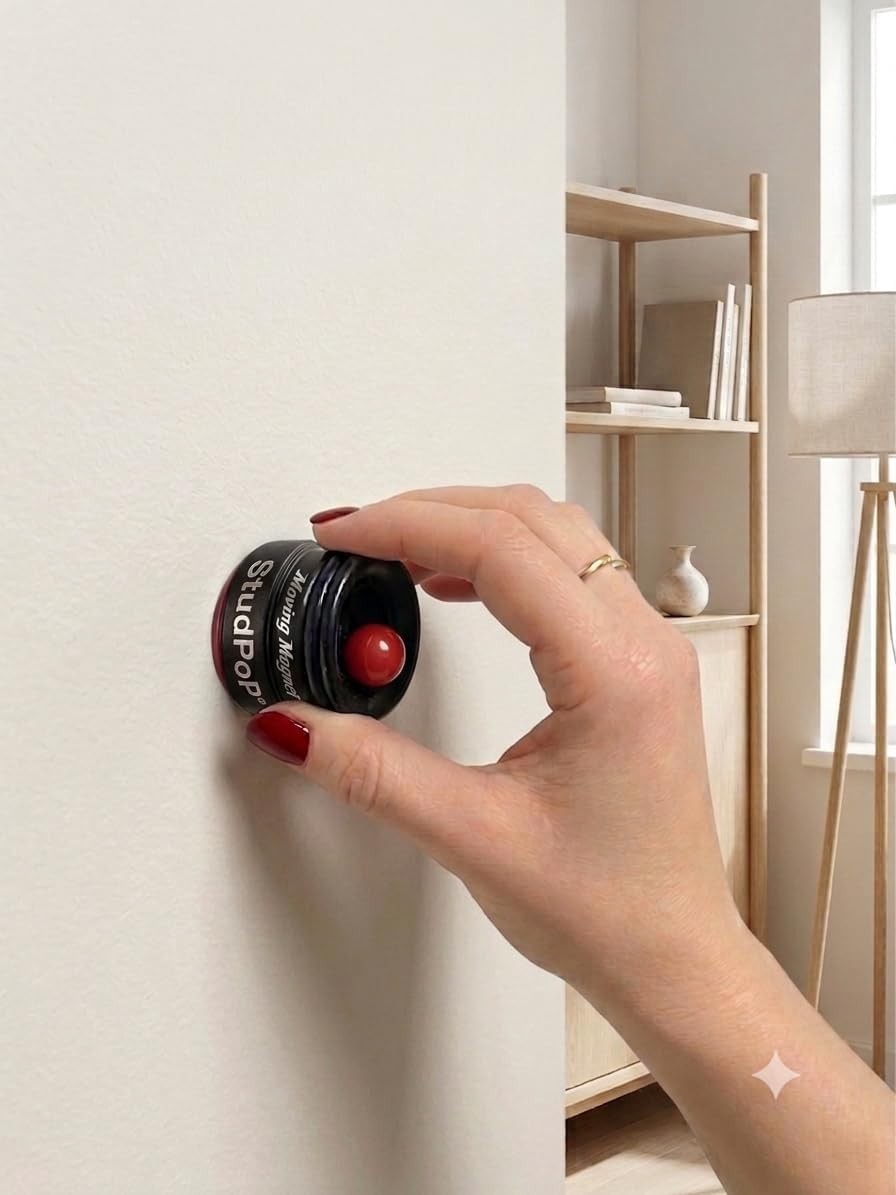 Effortless Stud Finder with Visual Cue - Perfect for Thick Walls & DIY Projects