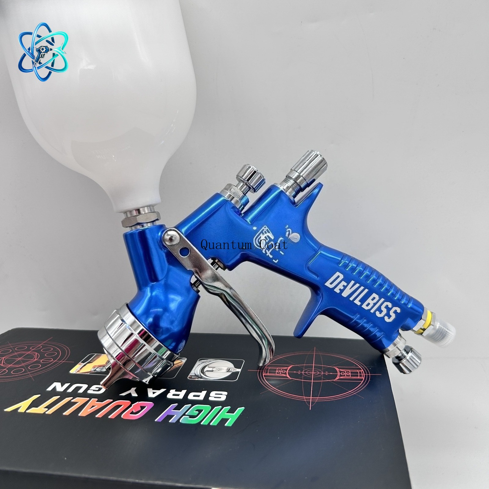 GTI PRO LITE 1.3mm TE20 Fits For Devilbiss BULE Tool Pistol Spray Gun Paint Cars