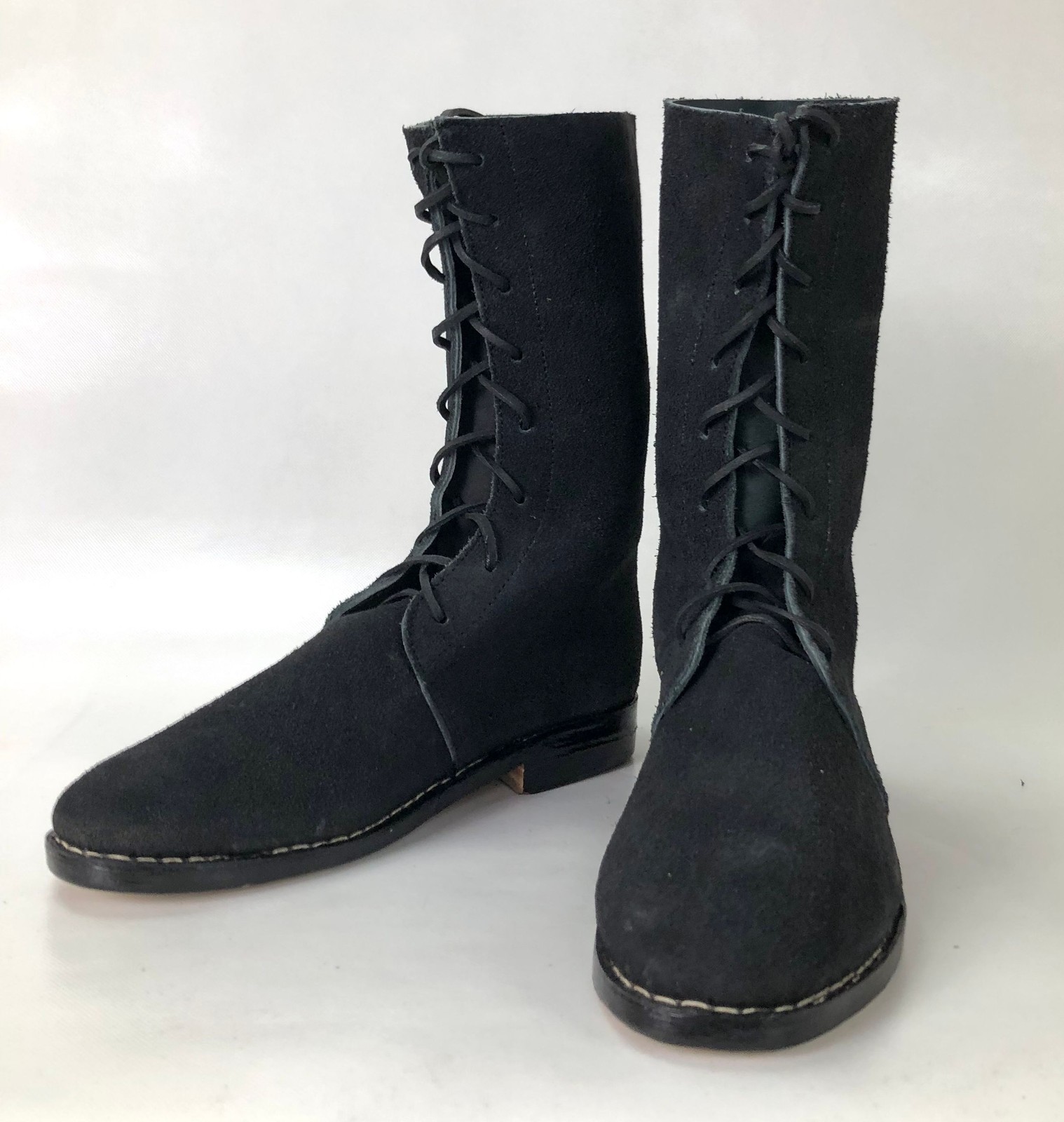 Colonial Half-Boots - Hi Low Trekker Shoes Size 8