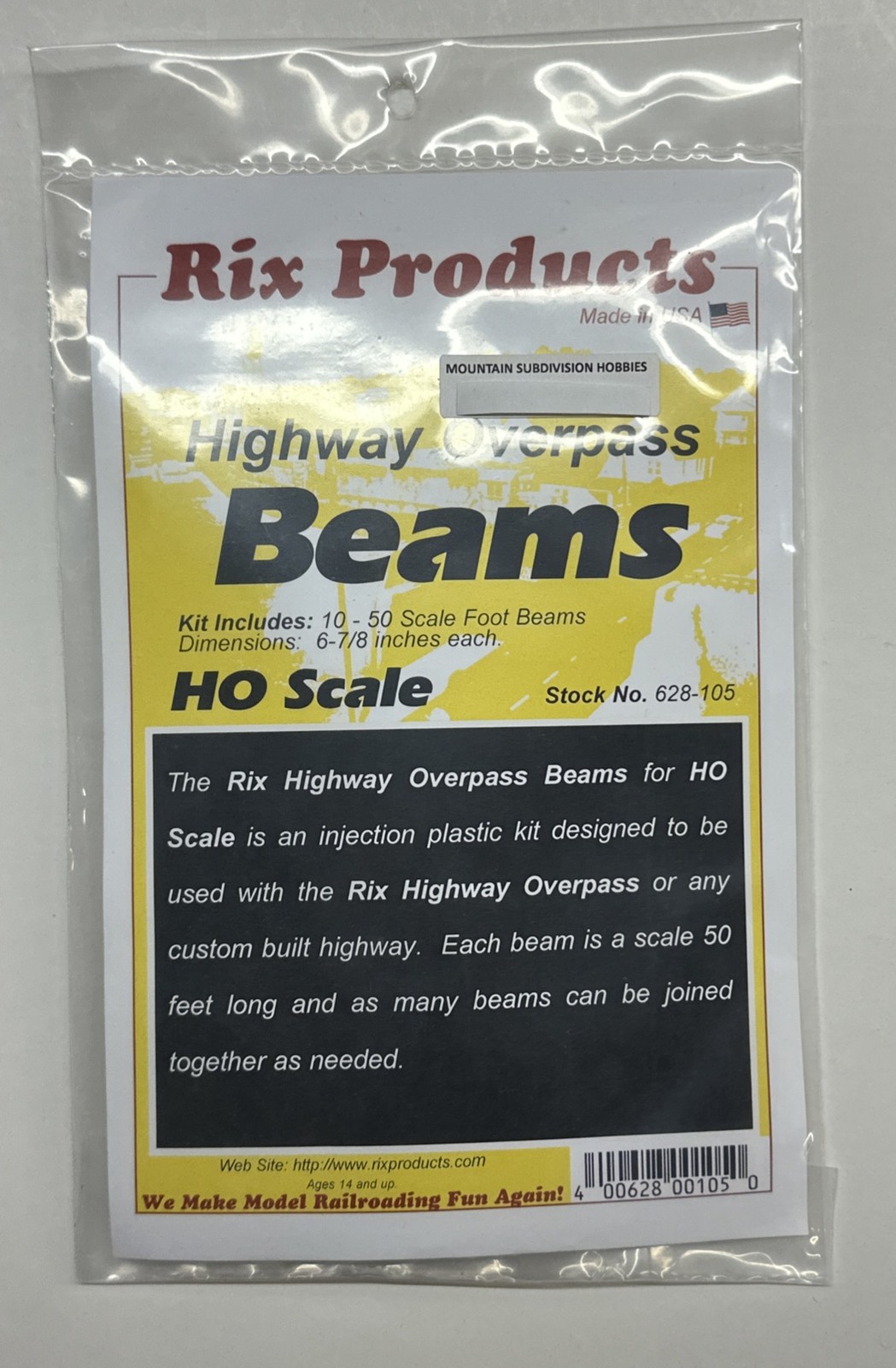 Rix Products 105 Highway Beams | 10 50′ pieces - HO Scale | $5 Offer