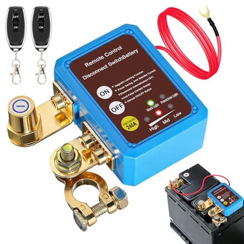 Smart Voltage Kill Switch 12V/24V 240A Remote Battery Disconnect Switch