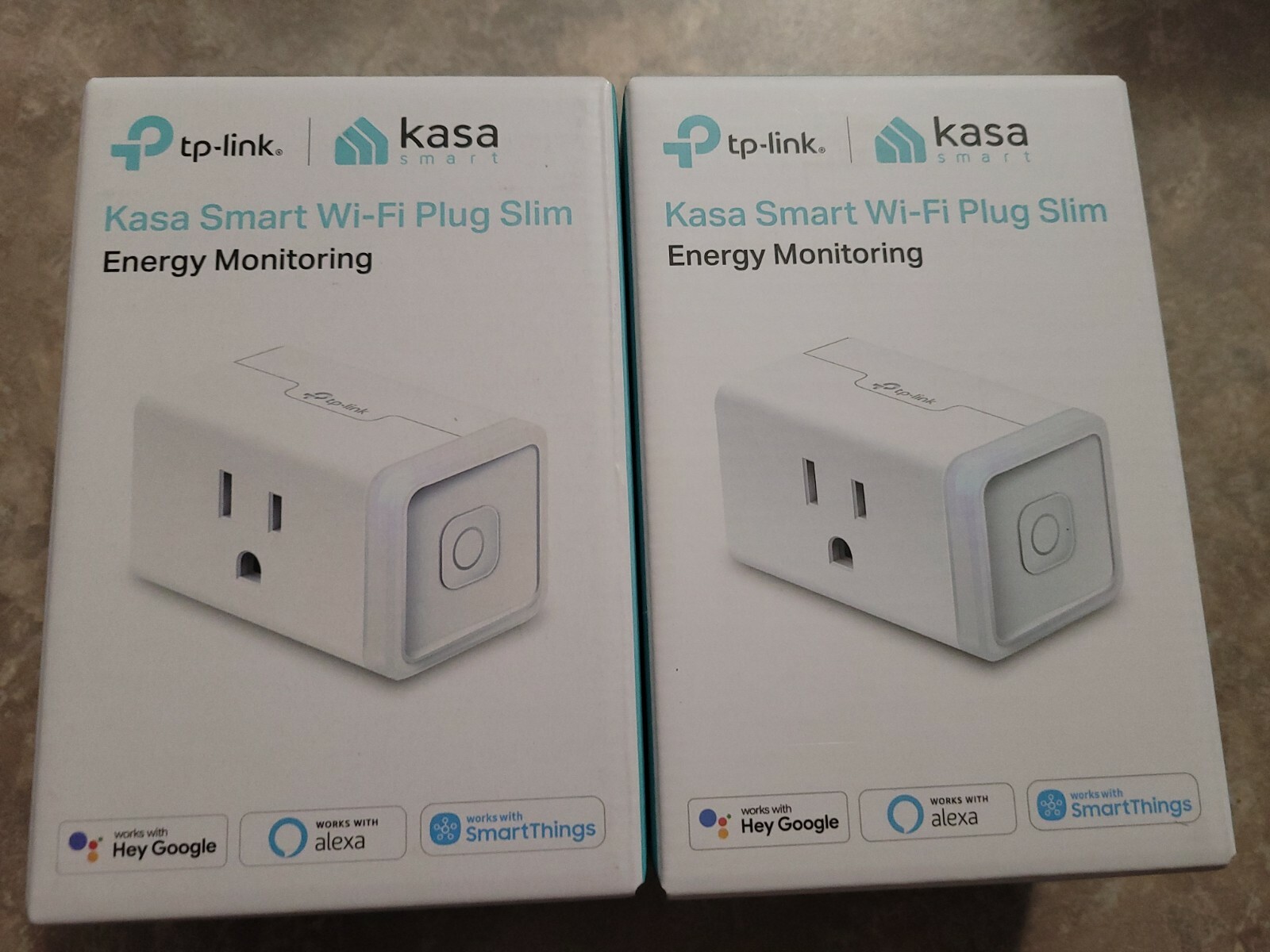 🔥 [2 PACK] TP-Link Kasa Smart Wi-Fi Plug Slim with Energy Monitoring (KP115) 🔥