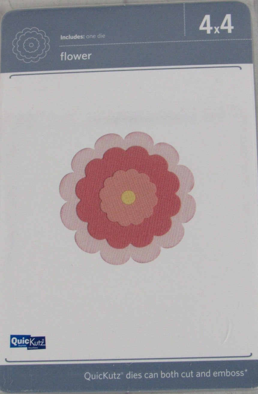 QuicKutz Flower 4x4, 1 Cutting Die Set REV-0315-S