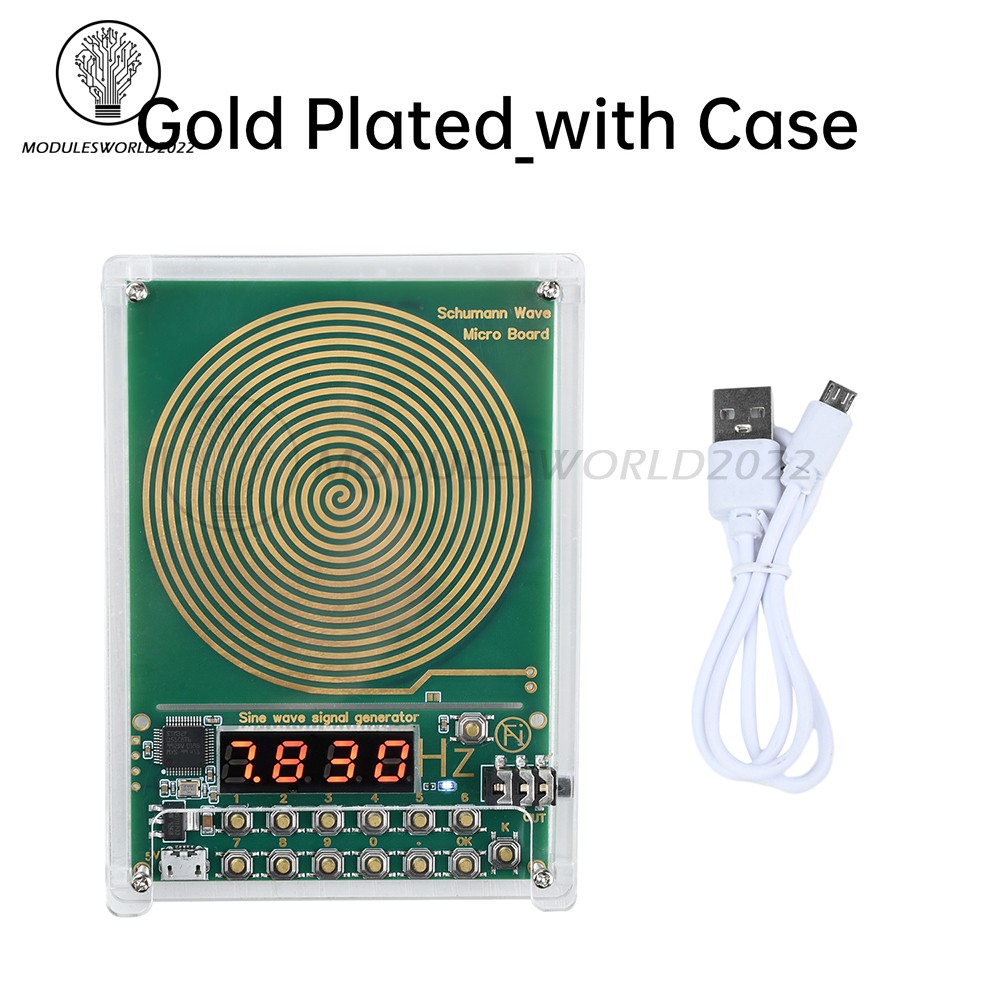Digital Schumann Wave Generator Adjustable 0.1Hz~100kHz Sine Wave With Case