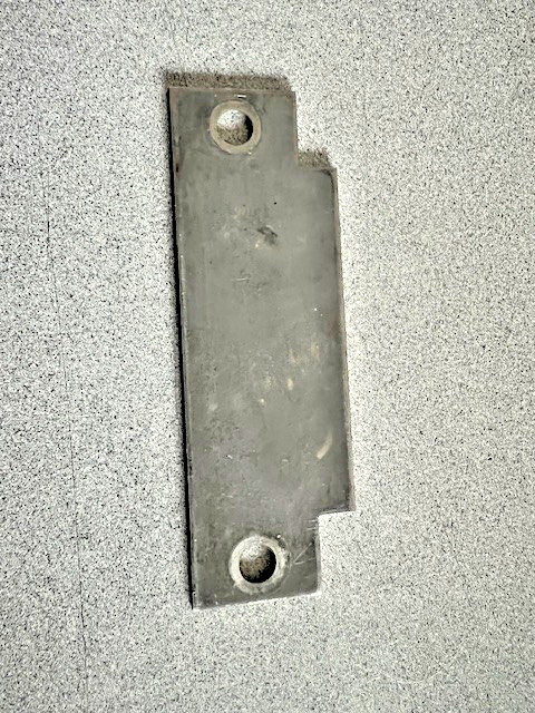 NEW ASA 4 7/8" Strike Filler Plate Primer Finish  , ANSI     Primed