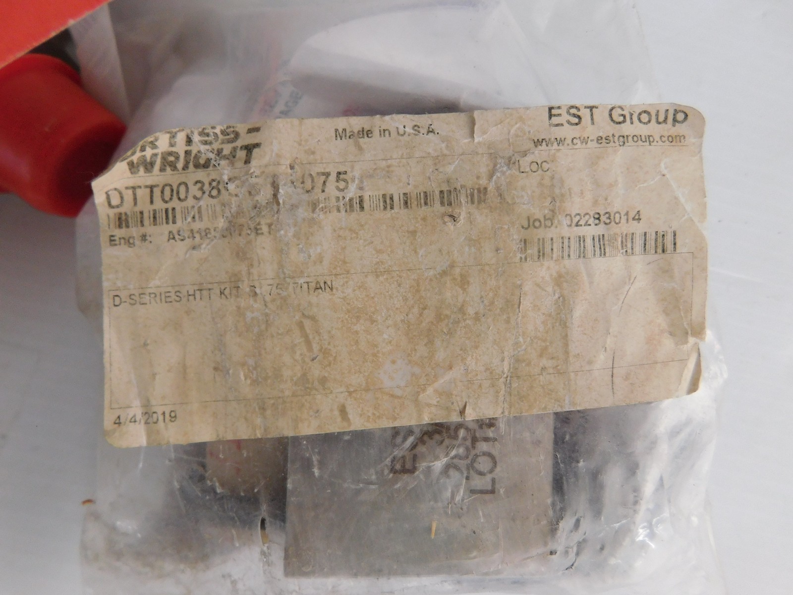 EST Group DTT-0038-G-E-T Hot Tapping Tool Pipe & 3/4" Pipe Flow Control (JSP110)
