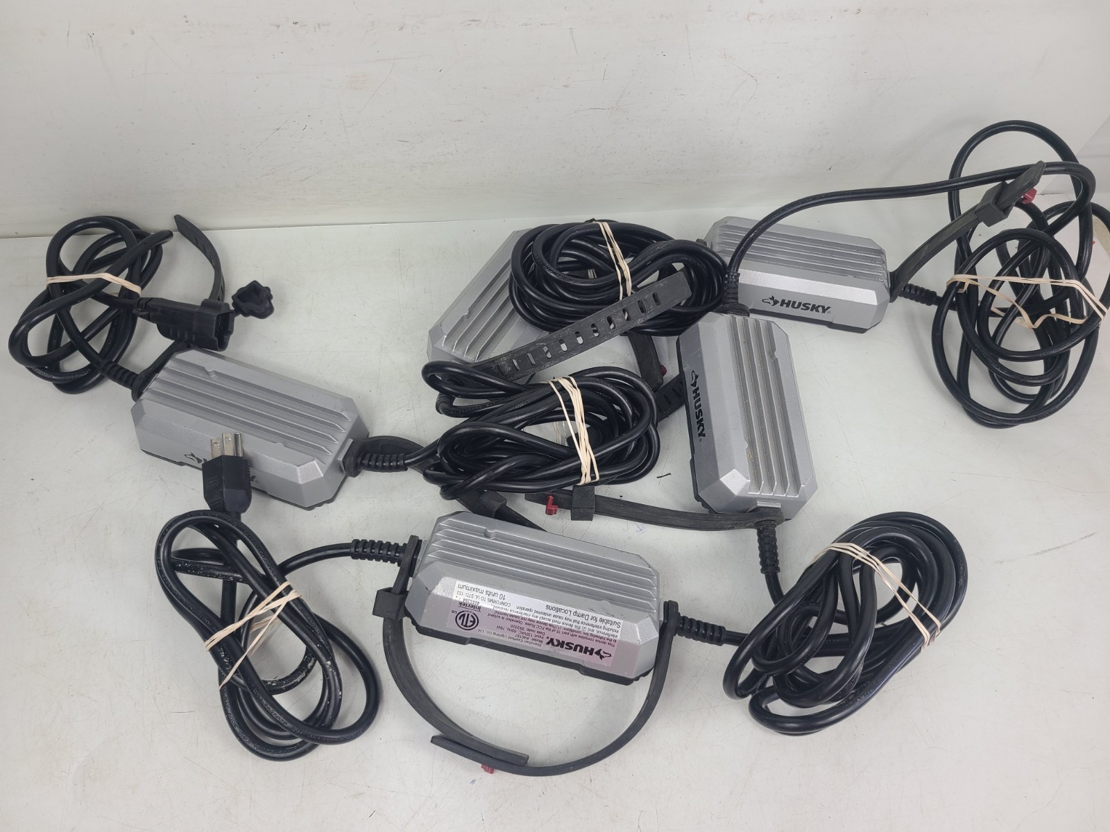 Husky 7500 Lumen LED Integrated 5 Light String Work Lights Model K40157 (TESTED)