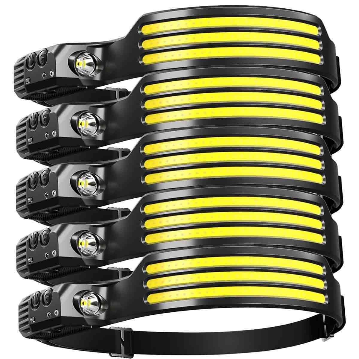 Rechargeable Headlamp Super Bright LED Head Light Forehead Flashlight New