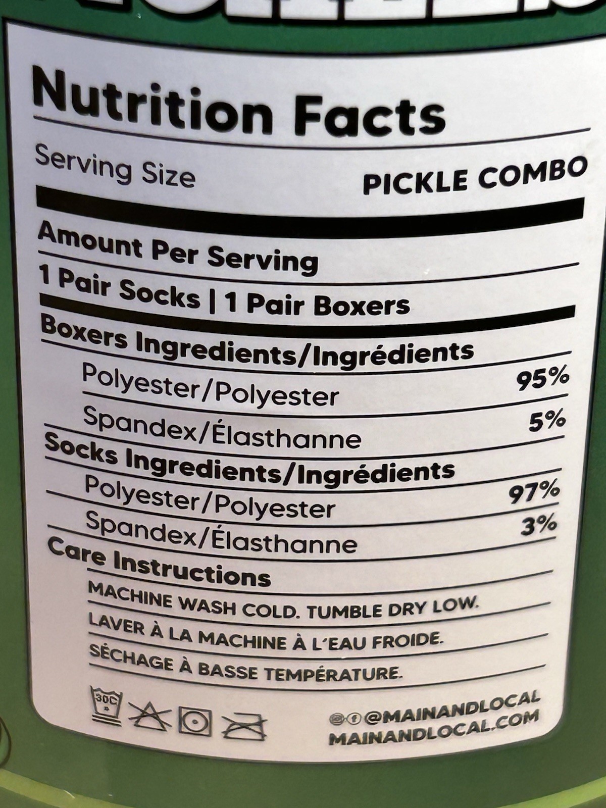 Pickles Gift Set Men’s Boxers & Socks Size Large New In Package Fast Shipping
