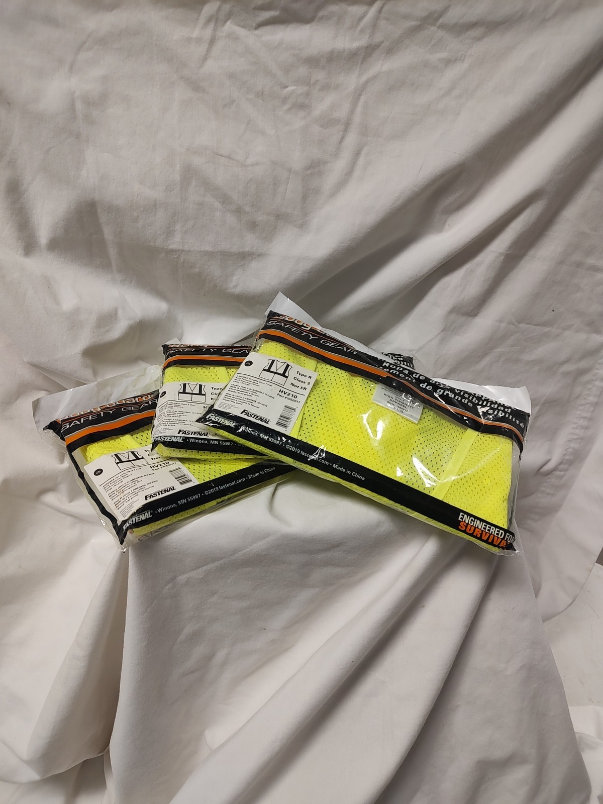 Body Guard  High Visibility Mesh Vest Size L/XL Type R Class 2 /Not FR 3x Sealed