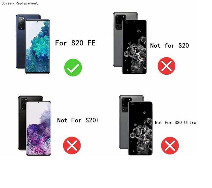 For Samsung Galaxy S20 FE 5G SM-G781U OLED LCD Touch Screen Display Replacement