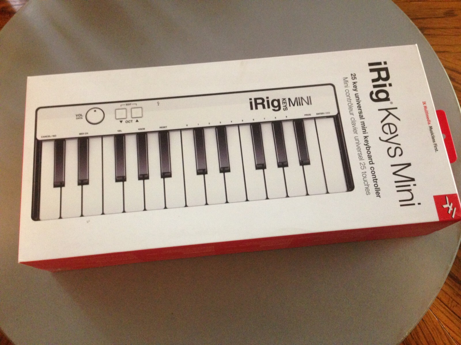 IK Multimedia iRig Keys 2 Mini 25-Key Ultra-Compact MIDI Keyboard Controller NEW