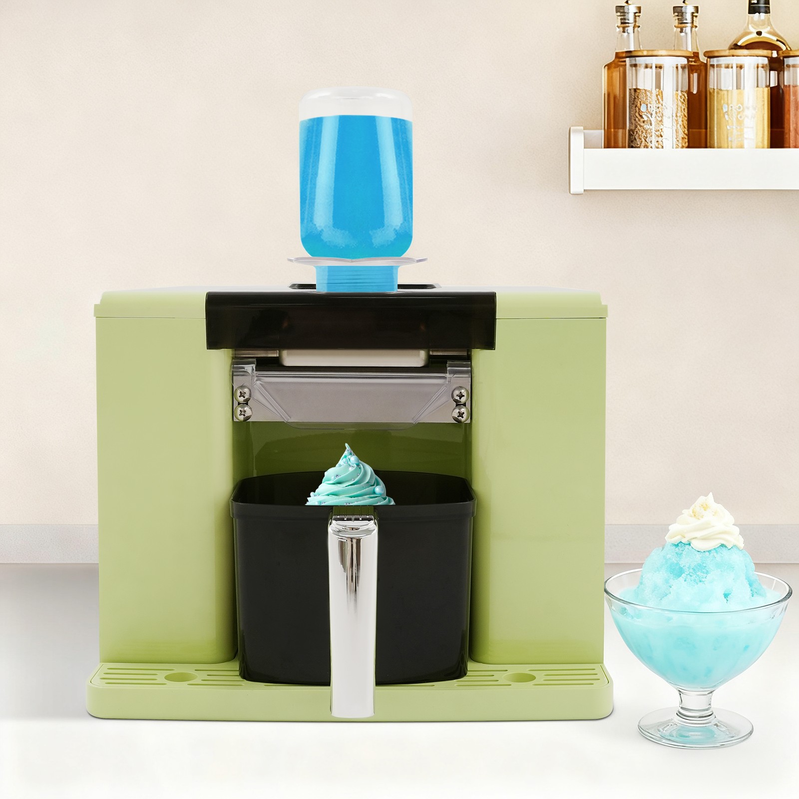 Snowflake Ice Making Machine Shaved Ice Machine Automatic Shaved Ice Making