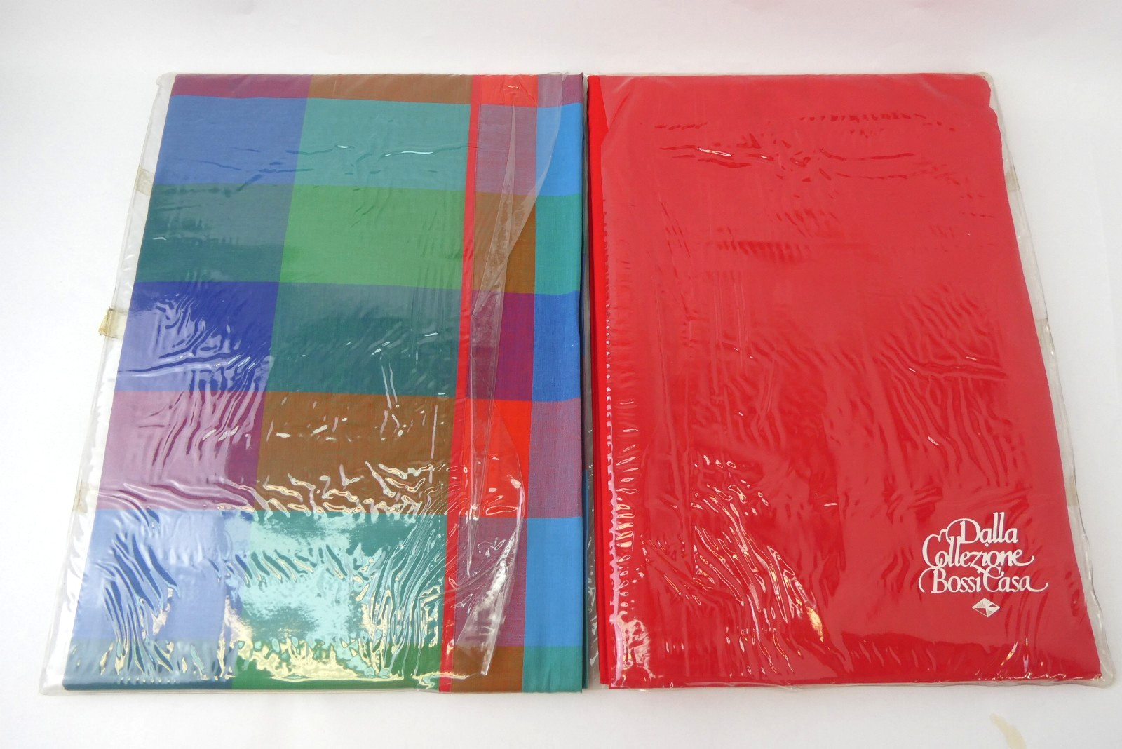 2 Unused Dalla Collezione Bossi Casa 877-G/Capri 180cmx290cm Sheets Multi-Color