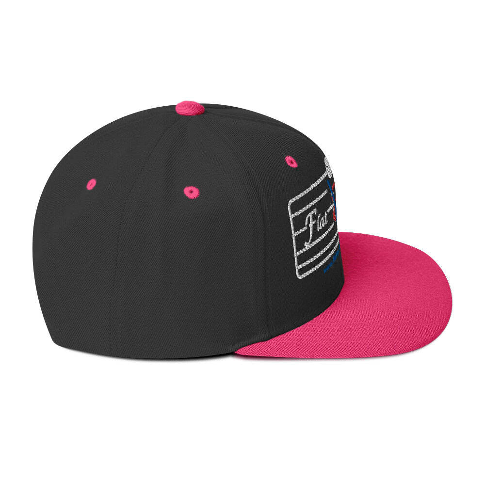 Snapback Hat - Flat Broke Ford Flathead V8