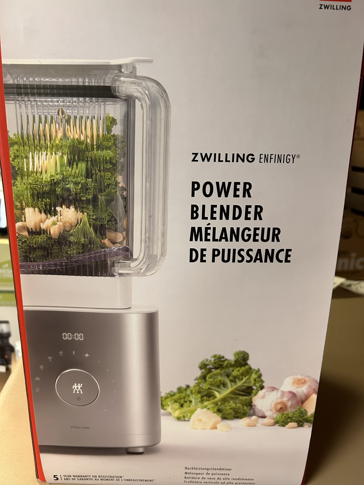 Zwilling Enfinigy Power Blender 53100-0000 Open Box High-Speed