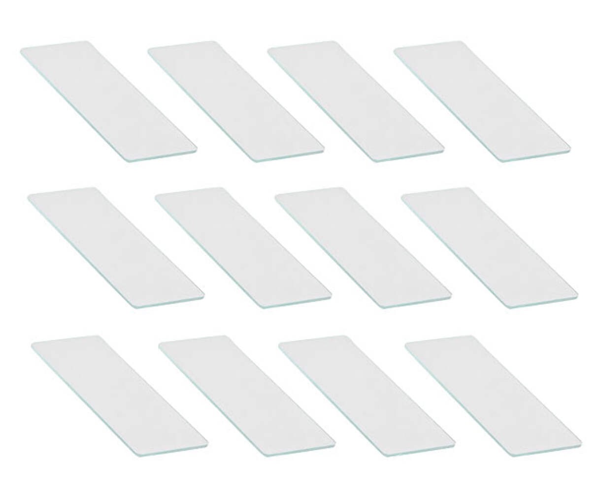 Microscope Slides, Glass, 75 x 25 mm, Case of 72