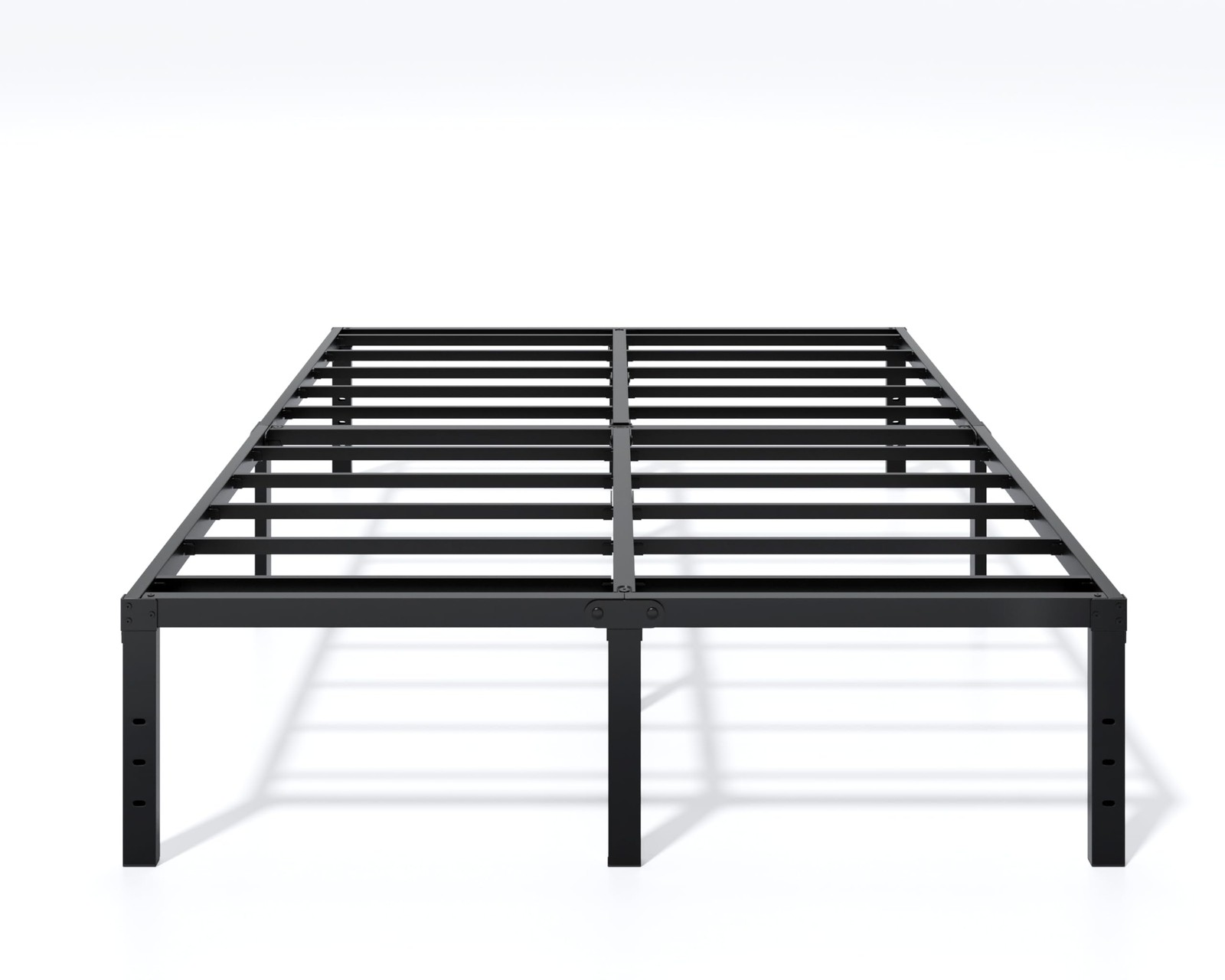 Full Metal Bed Frame 16 Inch Heavy Duty Platform No Box Spring Underbed Storage