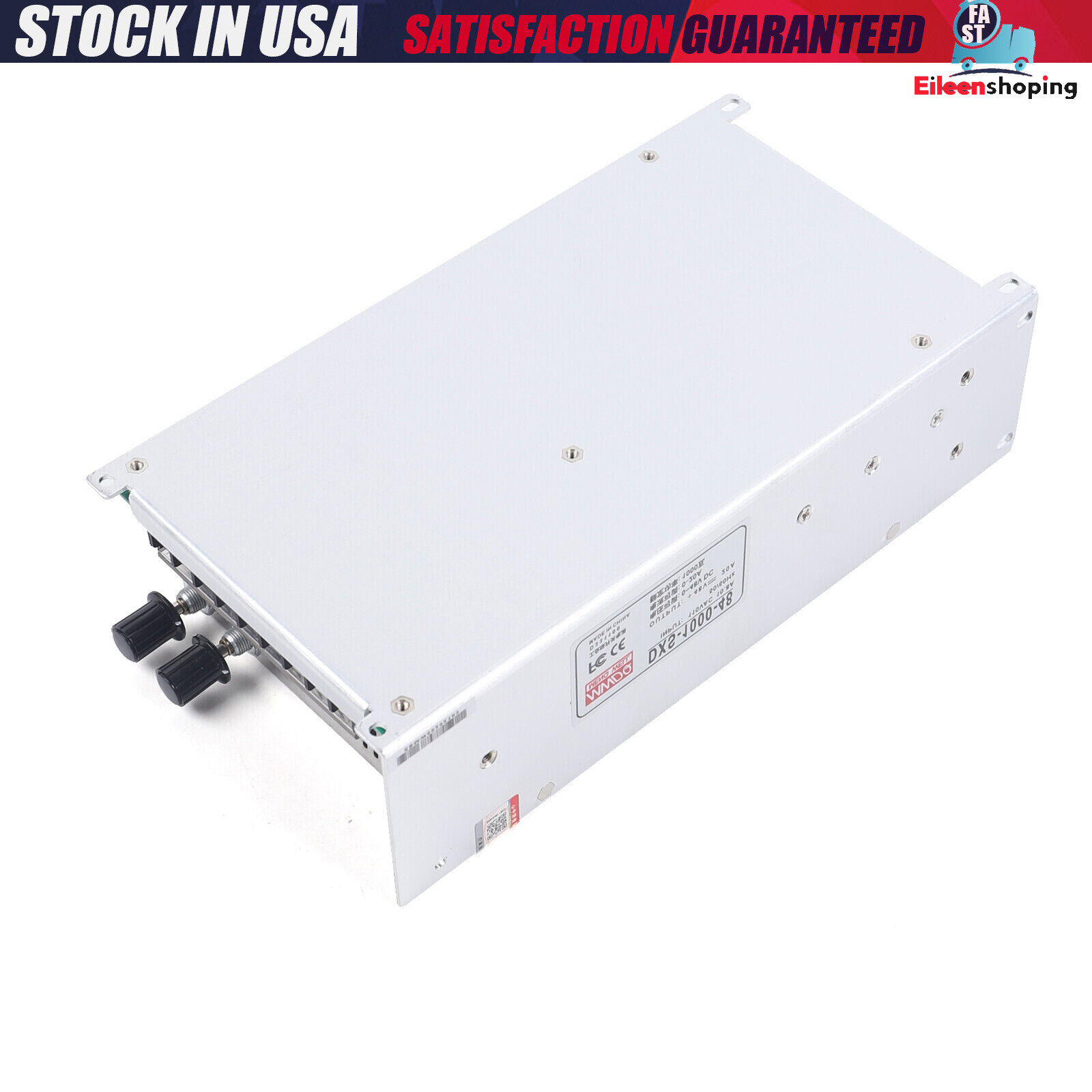 Adjustable Switching Power Supply AC 0-48V DC 1000W 48V 20A Voltage & Current
