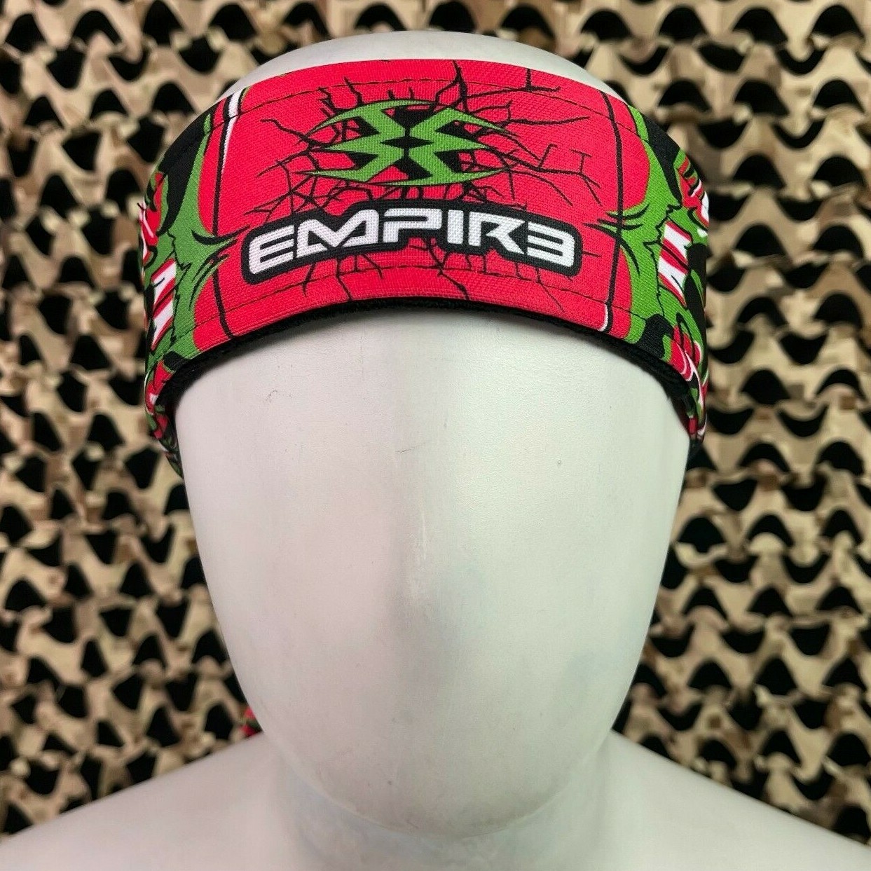 NEW Empire Contact TT Padded Headband - Skull Crusher Red