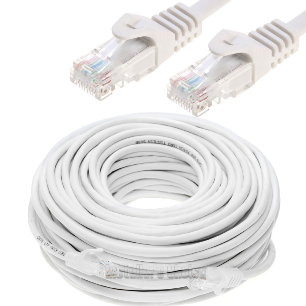2 pcs 5FT Cat5e Ethernet Cable RJ45 UTP LAN Patch Cord Gaming Xbox PS4 White
