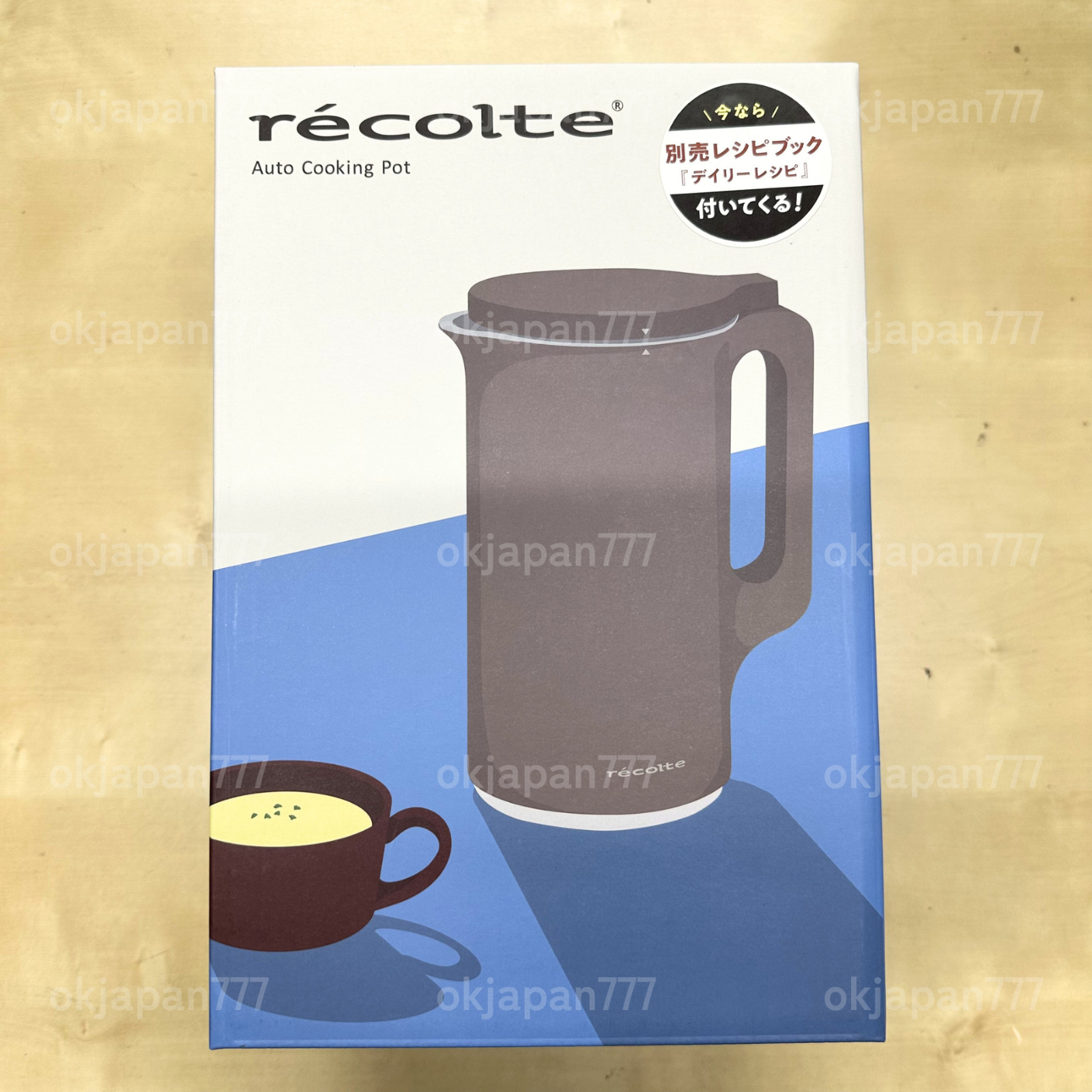Recolte Auto Cooking Pot RSY-2 mocha brown AC100V 600ml Soy Milk & Soup Maker JP