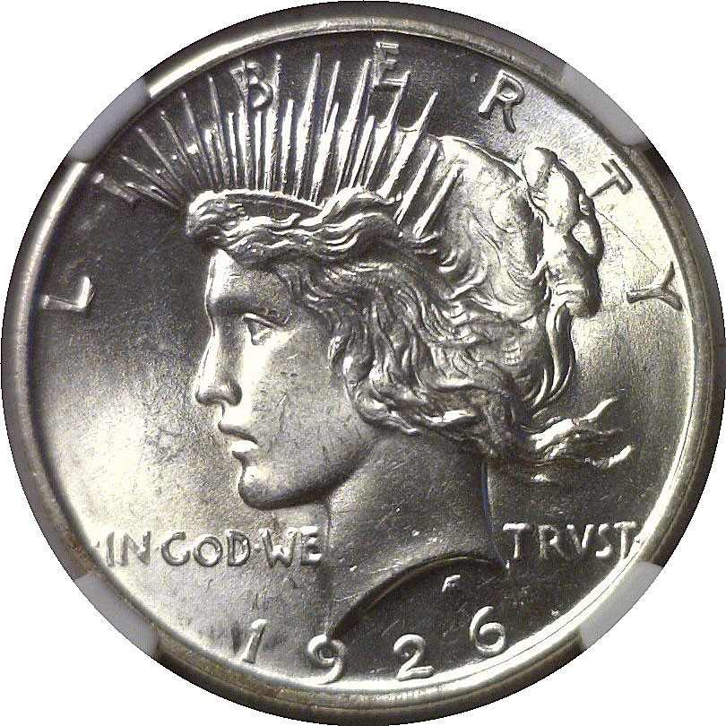 1926-D Peace Dollar NGC MS-63