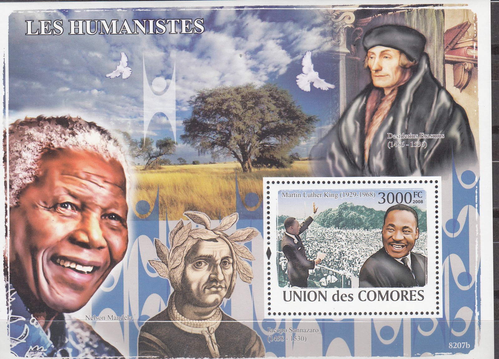 W COMORO 1046 HUMANISTS FAMOUS PEOPLE
