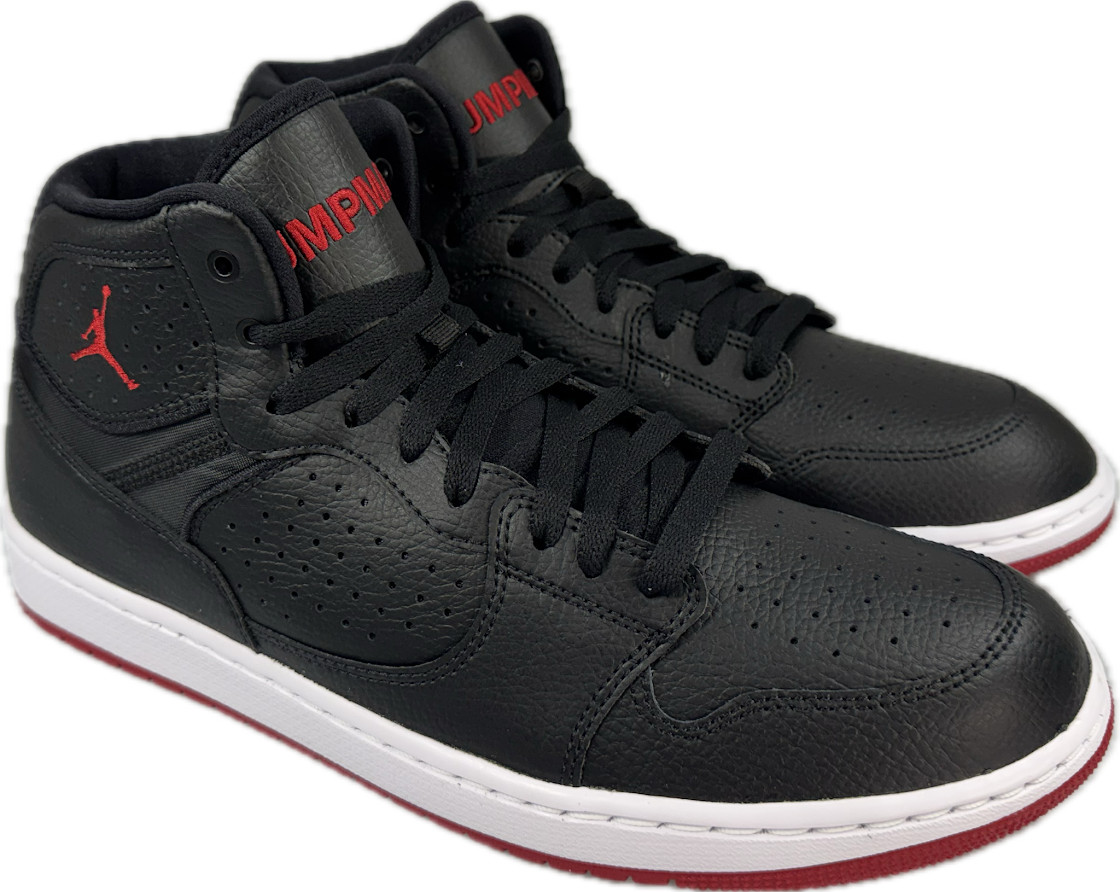 Nike Men's Air Jordan Access Black /Gym Red Basketball Shoes AR3762-001
