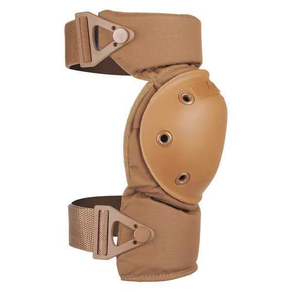 Alta Knee Pad, Flexible, Foam Pad, Fabric Cap, Clip Closure, 2 Straps, Beige,