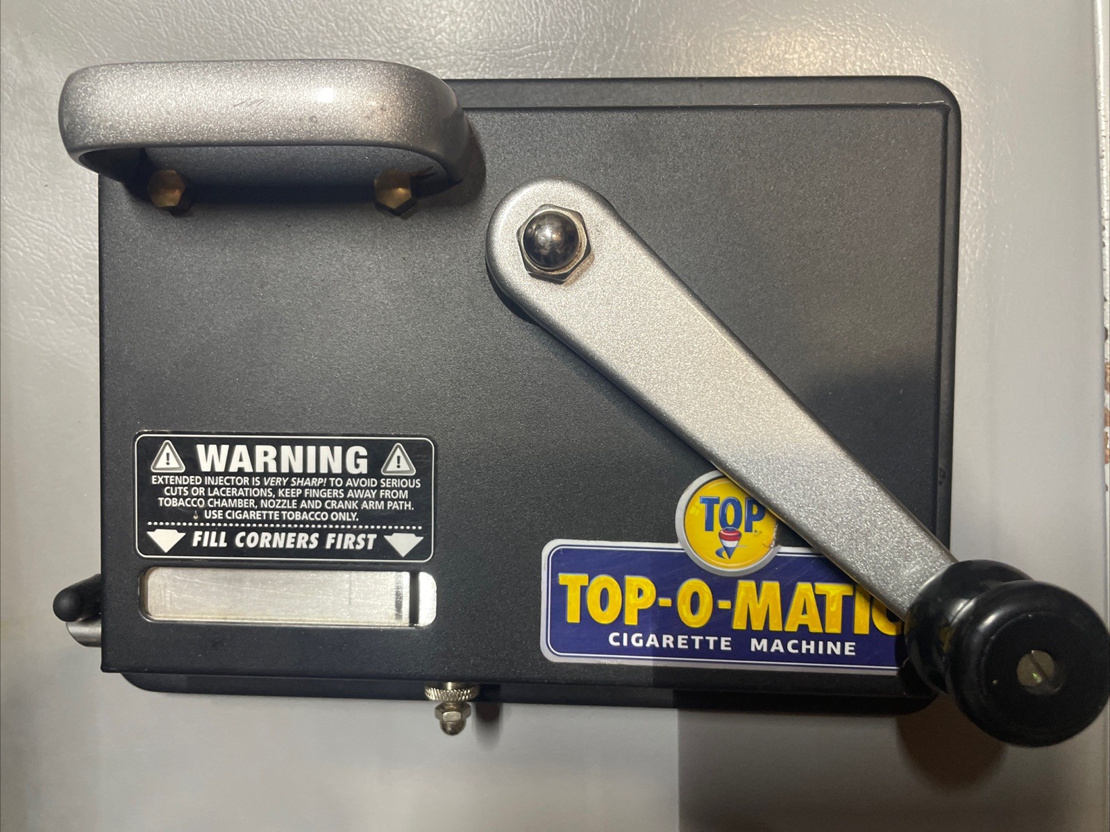 TOP-O- MATIC CIGARETTE ROLLING MACHINE WORKS W/ KING SIZE & 100MM TUBES