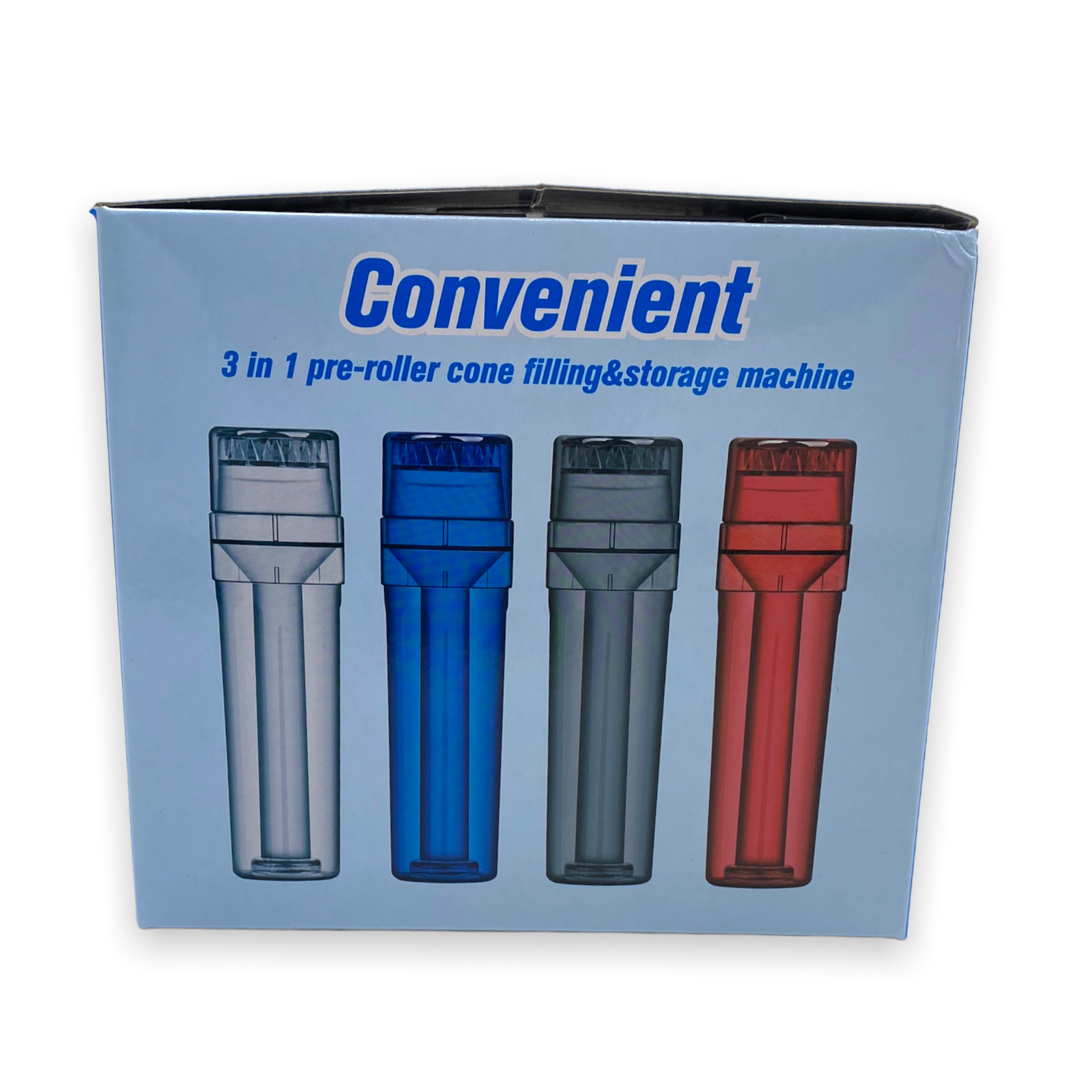 FLOWER TOWER GRINDER ROLLER PACK , PRE ROLL CONE FILLING & STORAGE MACHINE 16pcs