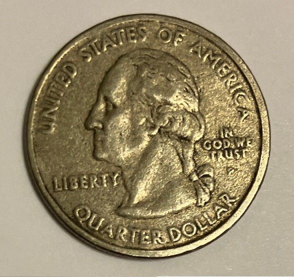 2003-P Missouri State Quarter (Error)(Missing Clad Layer)(Obverse & Reverse)