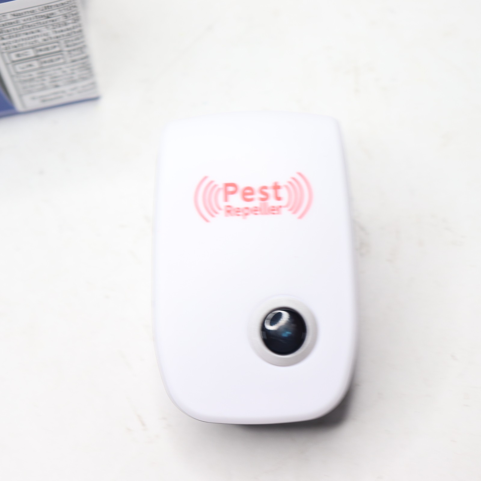 Ultrasonic Pest Repeller White 22kHz-65kHz Frequency 801