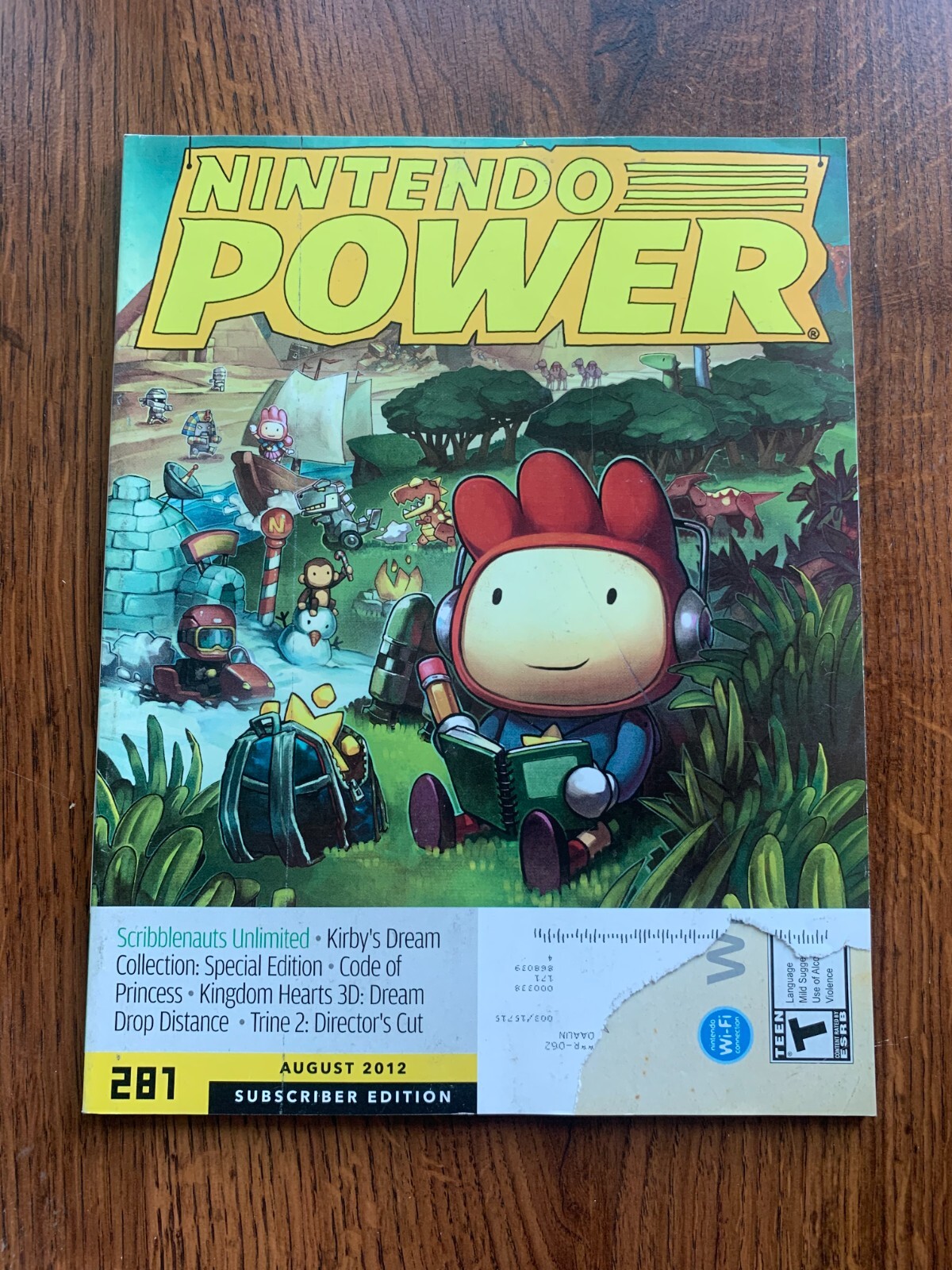 Nintendo Power Magazine Volume 281 August 2012 Scribblenauts Unlimited