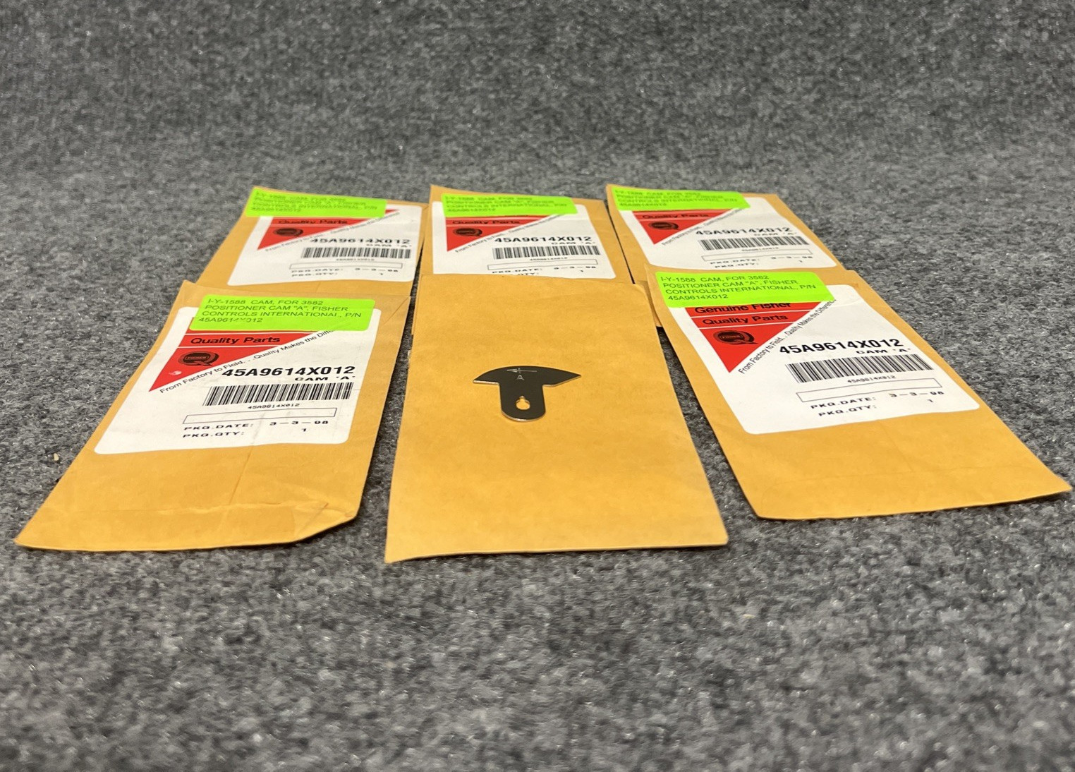 Lot Of 6 Fischer Controls 45A9614X012 CAM A Valve Positioner New Other