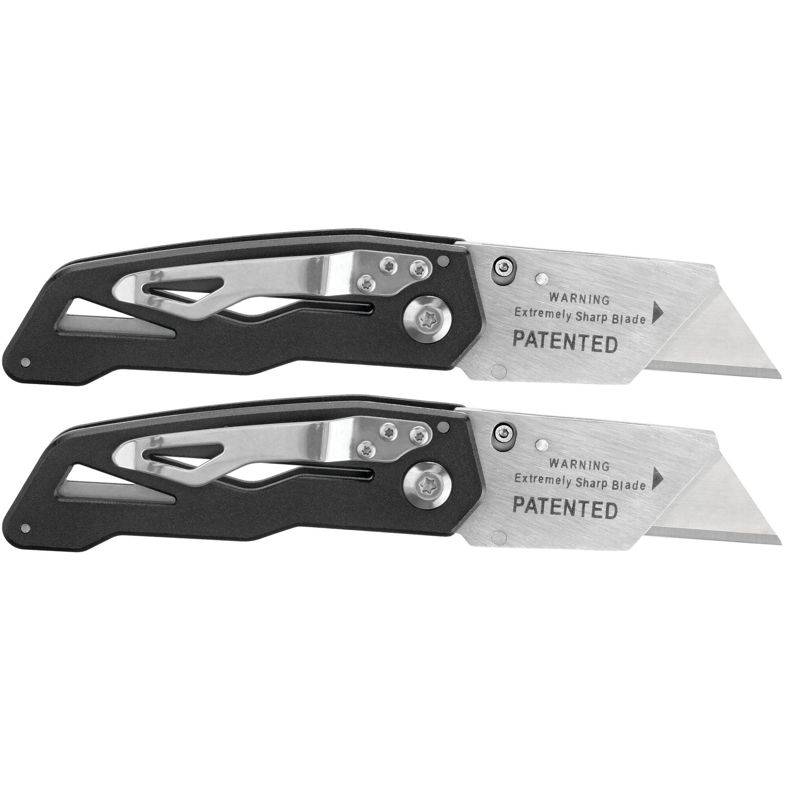 BLACK+DECKER Utility Knife, Folding, 2 Pack - BDHT10001