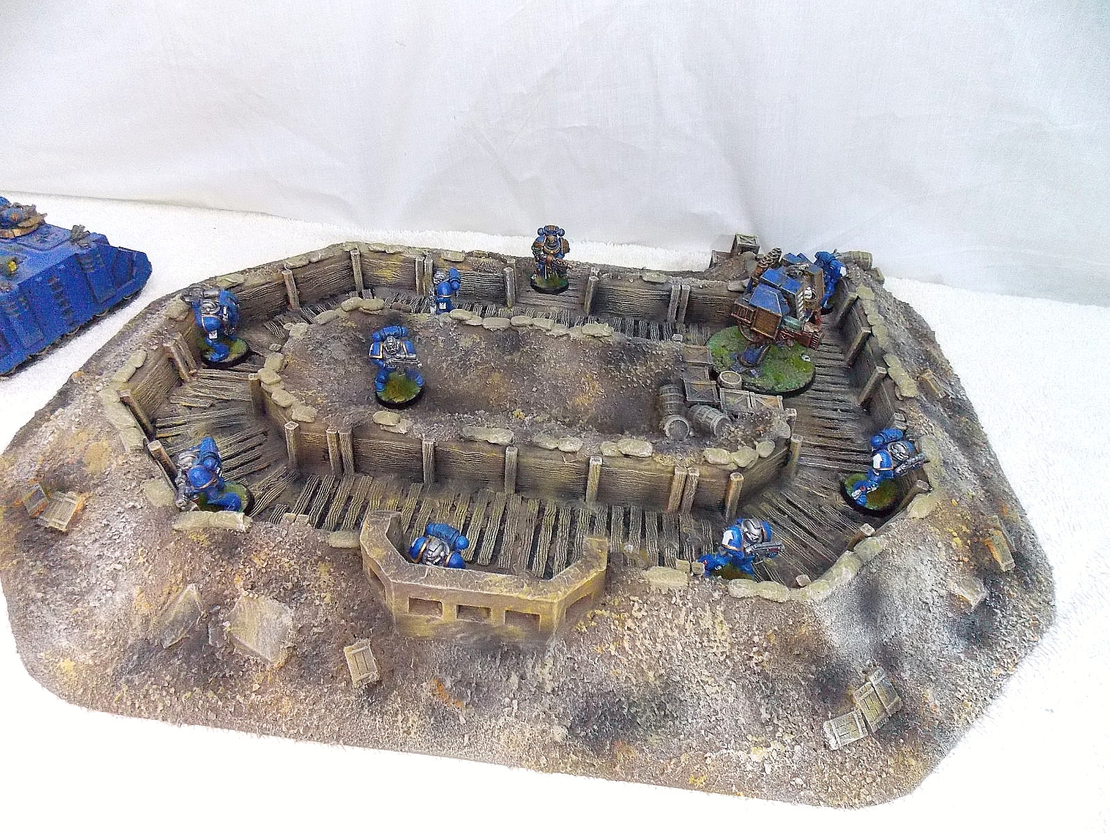 WARGAMING TERRAIN PAINTED ADVANCE ORDERS TRENCH SYSTEM