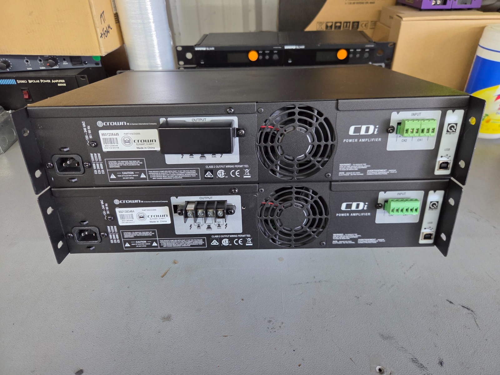 Crown CDi 2000 2-Channel 70V Power Amplifier