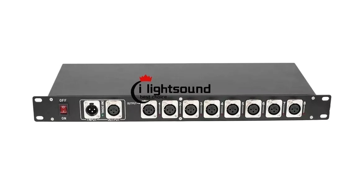 fast ship dmx512 controller distributor 8 way signal amplifier for dmx lighting