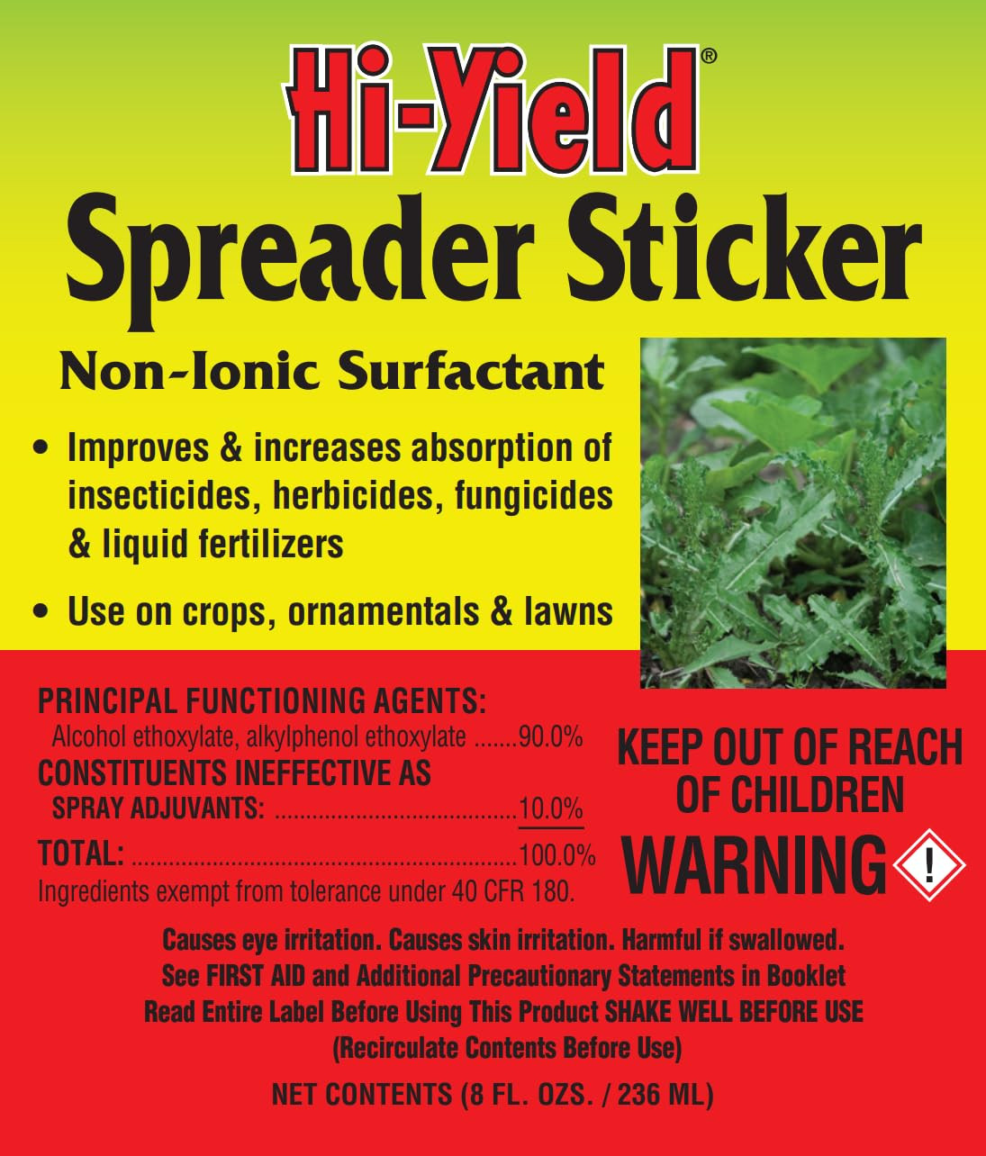 32005 Spreader Sticker, 8Oz