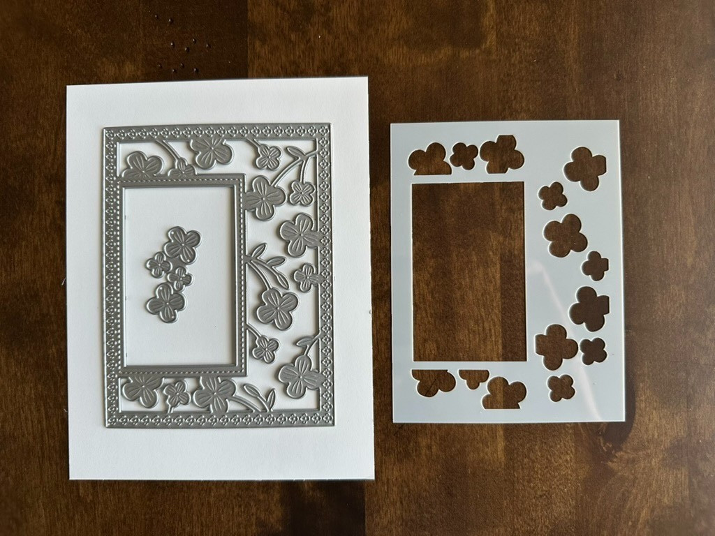 Poppystamps - Summer Blossoms Sidekick Frame & Stencil set