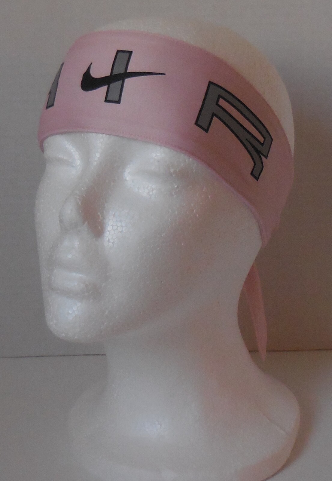 Nike Head Tie Skinny Air Graphic Reflective Women Pink Oxford/Black/Silver