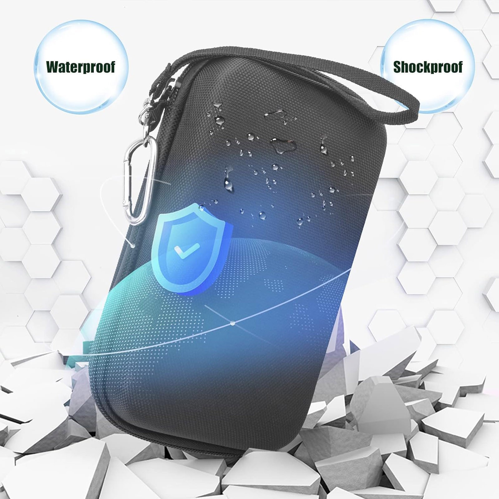 Mobile Gaming Controller Carry Case Hard Shell Protective Cover For Backbone One