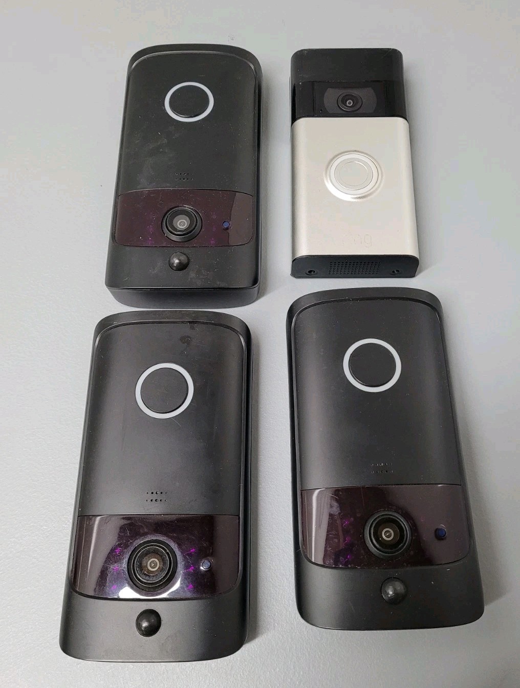 Ring Battery Doorbell Full View For Parts Repair Broken Lot
