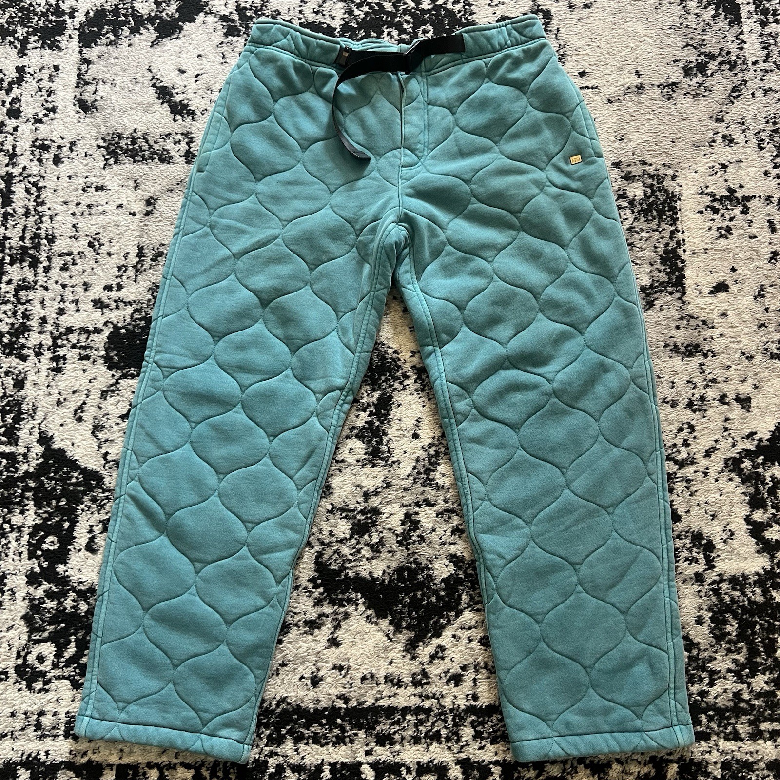 AlphaStyle Men’s Streetwear Sweatpants Green Size Large