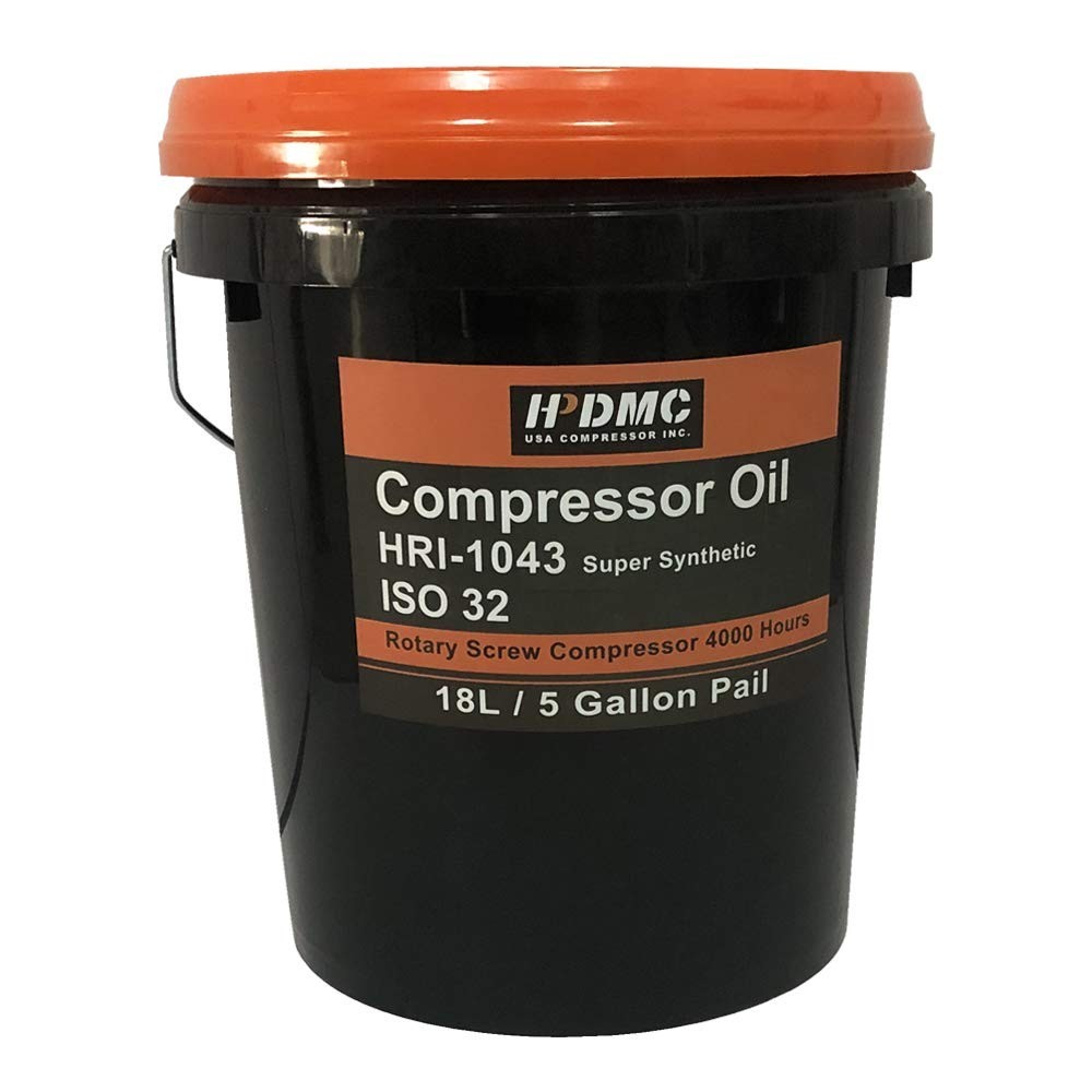 ISO 32 Grade 4000 Hour Rotary Screw Air Compressor Lubricating Oil 5 Gallon Pail