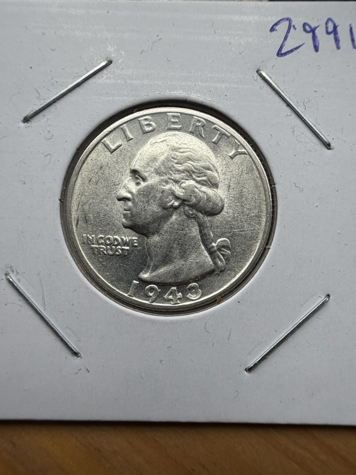 1943 S Washington Quarter - As Shown! (#2991)
