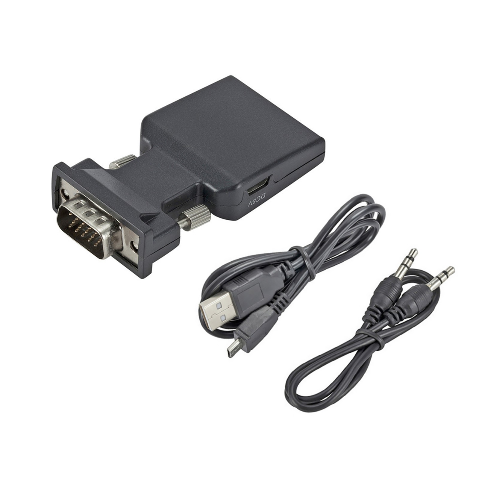 VGA Input To HDMI Output Adapter+ Audio Cable+USB Cable For Win7/8/10