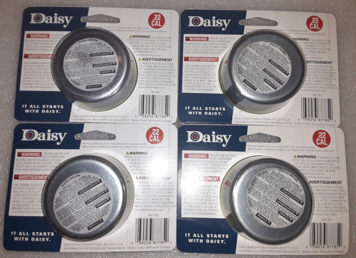 Daisy .22 Caliber 15.27 Gr Precision Max Hollow Point Airgun Pellets, 2000 count
